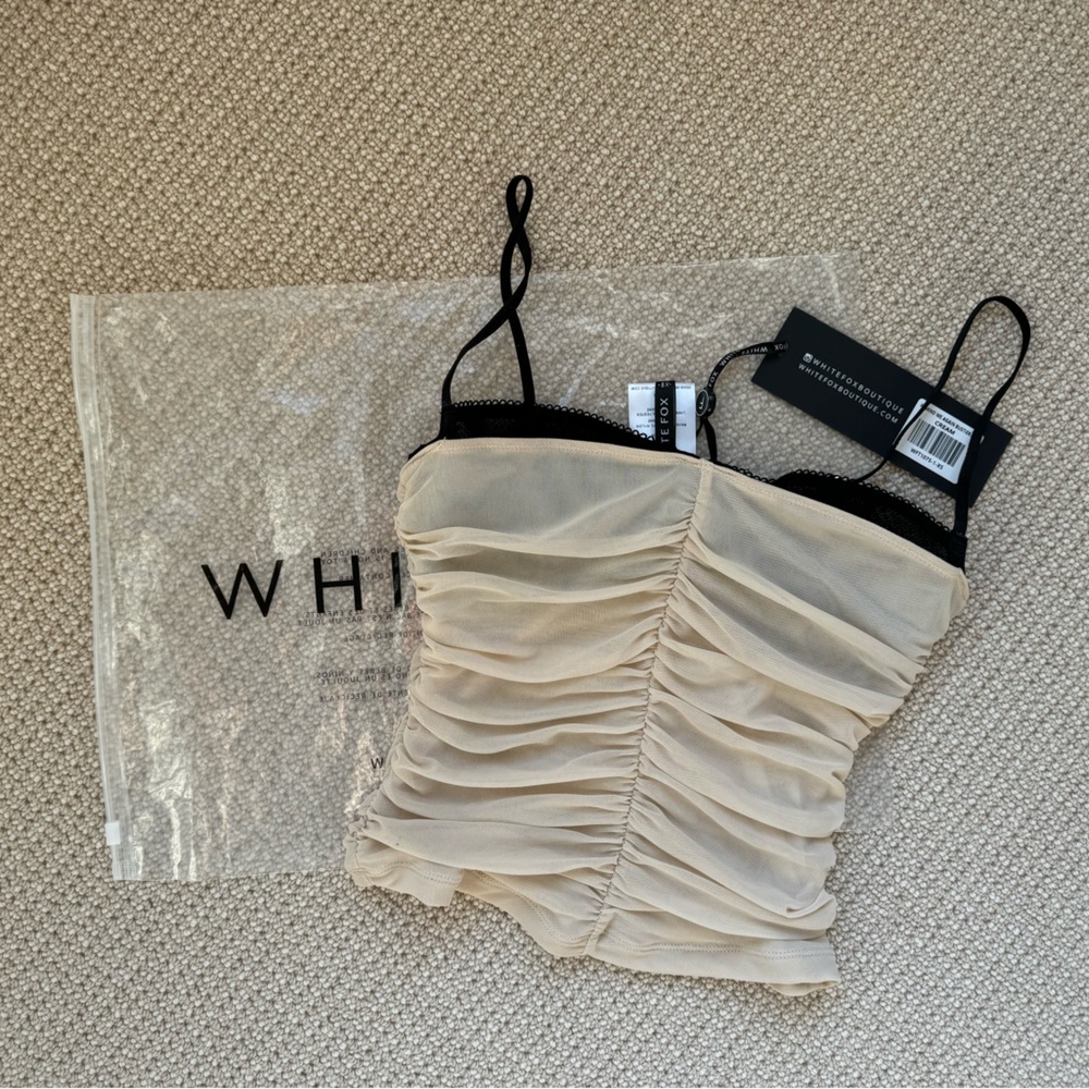 White Fox Remind Me Again Bustier Cream - XS